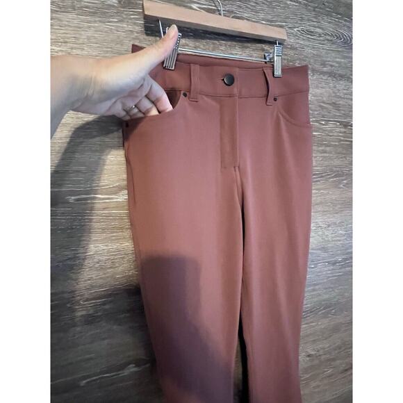 Lululemon Pants Sz 25 City Sleek Slim Fit 5 Pocket High Rise Pants Copper - Picture 6 of 11